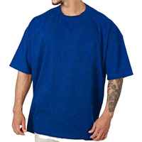 Nouveaux hommes confortables T-Shirts 100% coton à manches courtes Boxy T-shirt surdimensionné dans n'importe quelle couleur Design couleur unie hommes T-Shirts