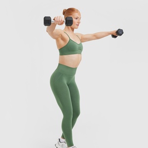 Vente en gros de leggings pour femmes meilleure qualité de leggings d'entraînement de gymnastique avec service OEM & ODM Leggings de yoga à taille élastique - Product Image 6