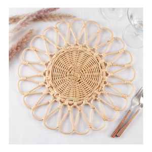 Prix compétitif pour le napperon en rotin du Vietnam/belle plaque de tissage en rotin coloré pour tenir la table à vaisselle - Product Image 1