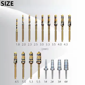 Kit de cirugía de implante Dental Universal de alta calidad, fuente de alimentación Manual, brocas de oseodensificación, juego Dental verde - Product Image 6