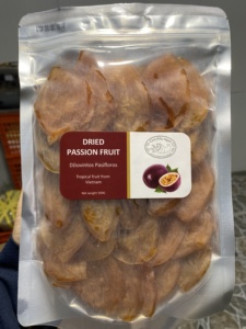 โรงงานเสาวรสแห้งที่แปลกใหม่ กรานดิลล่า มาราคูจาอบแห้ง สีเหลืองม่วง หวานจากเวียดนาม - Product Image 5