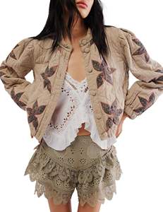 Chaqueta Acolchada para Mujer - Chaqueta Ligera y Cálida con Cierre de Cremallera, Perfecta para Usar en Capas - Product Image 3