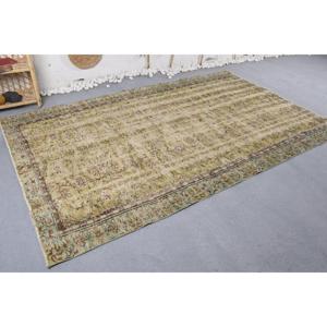 พรมวินเทจ 5.4x8.8 ฟุต (166x268 ซม.) สีเบจลายพราง พรมตุรกี - Product Image 3