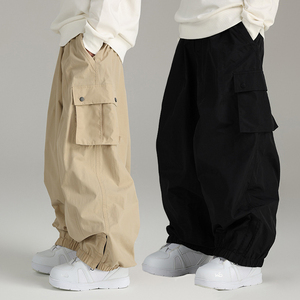 Pantalon de ski et de snowboard ultra-durable, imperméable, coupe-vent, respirant, isolé Primaloft, grande taille, imprimé, écologique, hiver - Product Image 1