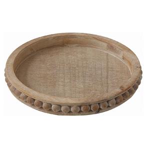 Bandeja de madera de acacia de mango hecha en fábrica India Fabricante mayorista y exportador Vajilla Bandeja decorativa de madera de acacia para servir - Product Image 1