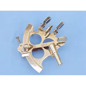 Navire en laiton de haute qualité Sextant allemand Sextant avec boîte en bois dur fait à la main de qualité supérieure pour l'utilisation de la décoration d'hôtel à la maison en basse quantité minimale de commande - Product Image 2