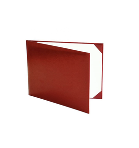 Carpeta de Presentación Personalizada con Diseño Transparente para Documentos y Archivos, Cubierta de Diploma en Cuero PU con Impresión Digital - Product Image 1