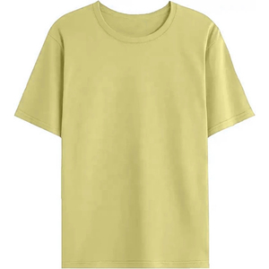 Camiseta de Manga Corta para Hombre, Cuello Redondo, Color Rosa, Corte Regular, Estilo Casual, 100% Algodón Jersey - Product Image 3