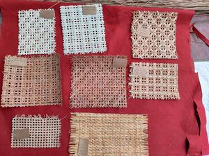 Haute qualité octogonale Style nautique en osier artisanat rotin naturel sangle canne meubles décoration panier sac motif - Product Image 6