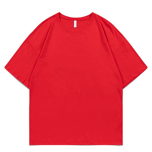 T-shirts personnalisés en gros avec logo imprimé pour hommes, t-shirts vierges en polyester, t-shirts oversize à col rond vierges - Product Image 4