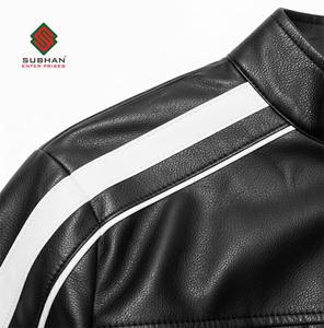 Chaqueta Bomber de Cuero de Oveja Genuino Negra Hecha a Mano para Hombre con Forro de Lana y Cierre de Cremallera |   Regalo para Él - Product Image 4