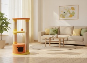 Rascador Amistar de alta calidad, modelo "Sunny Haven", para gatos y gatitos de todas las edades y tamaños. - Product Image 3