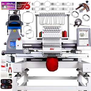 ชุดเครื่องปักลาย VISION 15 เข็ม พร้อมส่วนลดพิเศษจากโรงงาน รวมถึงเครื่องรีดหมวก Hotronix และห่วงปักสำหรับงานสักถาวร - Product Image 1