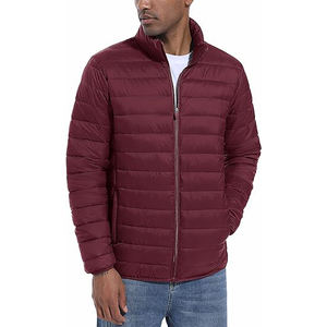 Veste polaire imperméable pour hommes Manteau bulle d'hiver matelassé Veste en duvet rembourrée personnalisée en polyester vert OEM - Product Image 4