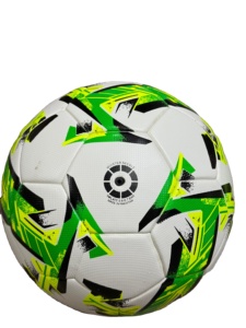 Ballon de football PU personnalisé taille 5 | Entraînement professionnel et football de match avec vessie en butyle | Impression du logo OEM - Product Image 2