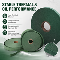 Rouleau d'isolation électrique en papier crépon PET pour transformateur, résistant à la chaleur, thermiquement stable et compatible avec l'huile, de qualité industrielle