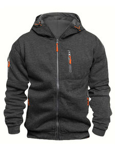 Haute Qualité 2024 Logo Personnalisé Impression 100% Polyester Polaire Blanc Style Lâche Décontracté Plus La Taille Hommes À Capuche Basics Coton Mélangé - Product Image 5