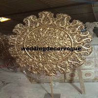 Panneau mural en forme de fleur de luxe, décoration élégante pour événements, toile de fond pour mariage, réception, décoration intérieure, Inde