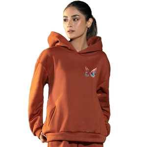 Ensemble de survêtement unisexe en coton respirant de qualité supérieure, coupe régulière, avec sweat à capuche et pantalon de jogging, grandes tailles, imprimé uni, pour l'hiver - Product Image 6