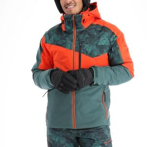 Veste de ski et de pluie unisexe grande taille, capuche amovible, doublure en polaire, coupe-vent, imperméable, séchage rapide, respirante, chauffante - Product Image 6