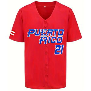 เสื้อเบสบอลพิมพ์ลายดิจิตอลแบบกำหนดเองสำหรับทุกเพศทุกวัย ขายส่ง OEM ไซส์ใหญ่ ระบายอากาศได้ดี แห้งเร็ว ป้องกันรังสียูวี โลโก้สั่งทำได้ สินค้ามาใหม่ - Product Image 1