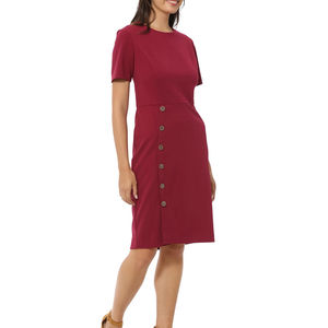 100% เดรสทำงานของผู้หญิงเดรสทำงานเอวปรับได้คุณภาพสูง/ชุดทำงานแห้งเร็วและระบายอากาศได้ดี - Product Image 6