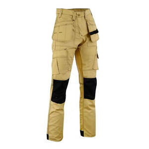 Pantalon mécanicien/Cargo pour hommes Offre Spéciale séchage rapide léger entièrement personnalisable 100% coton taille moyenne technique teint uni - Product Image 4