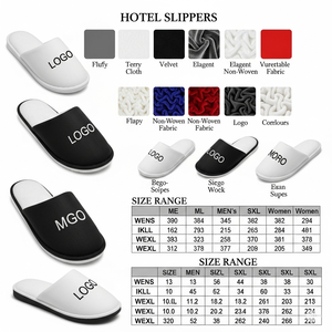 Chaussons d'hôtel épais antidérapants, chaussons jetables pour chambre d'hôtes, chaussons <span class=keywords><strong>de</strong></span> salle <span class=keywords><strong>de</strong></span> bain intérieurs - Product Image 5