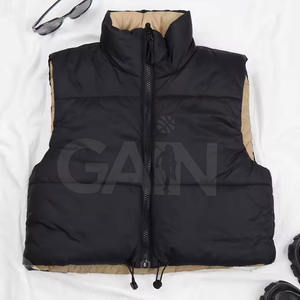 Chaleco Puffer personalizado de alta calidad al por mayor chaleco Puffer impermeable ligero al aire libre en MOQ bajo - Product Image 2