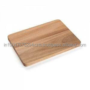 Tabla de Cortar Rectangular de Madera de Acacia Natural Hecha a Mano de Primera Calidad, con Mango, Ecológica, Apta para Lavavajillas, para Uso Diario - Product Image 3