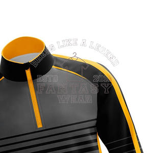 เสื้อแจ็คเก็ตสำหรับเล่นเบสบอลแบบมีแผ่นปะติดสองสี คุณภาพสูง ผลิตตามสั่ง (OEM) จาก FANTASY WEAR พร้อมดีไซน์เฉพาะตัว - Product Image 5