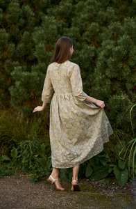 Robe en coton bohème Bonni, imprimée à la main, à fleurs, décontractée, pour les vacances, robe d'été pour femmes - Product Image 2