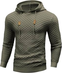 Sweat à capuche pour homme en polyester et coton de haute qualité avec logo personnalisé brodé, tissu de 330 g et fonction anti-rétrécissement - Product Image 1