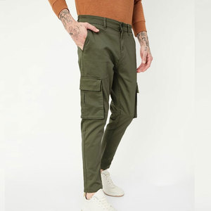 Pantalones Cargo Acampanados de Punto Transpirables de Secado Rápido de Alta Calidad 2024, Estilo Urbano Desgastado, Fabricación en Fábrica, MOQ Bajo - Product Image 2