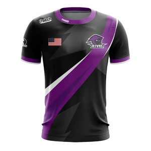เสื้อกีฬาอีสปอร์ตแบบกลับด้านได้สั่งทำขายส่ง พิมพ์ลายแบบซับลิเมชั่น เป็นมิตรกับสิ่งแวดล้อม สำหรับผู้ใหญ่ - Product Image 3