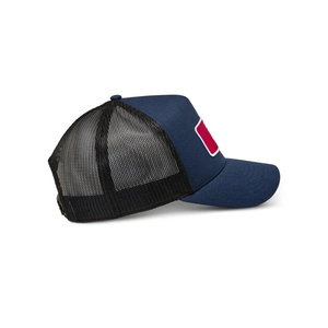 หมวกแก๊ปทรง Trucker ระบายอากาศได้ดี ซับเหงื่อ ปักโลโก้ได้ตามต้องการ ตาข่ายด้านหลัง ปีกโค้ง 5 ชิ้น แบบ Snapback ผลิตในเวียดนาม - Product Image 3
