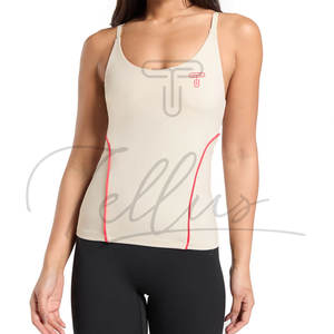Camiseta sin Mangas Deportiva de Alta Calidad para Mujer, Color Sólido, Informal, de Secado Rápido y Transpirable - Product Image 2