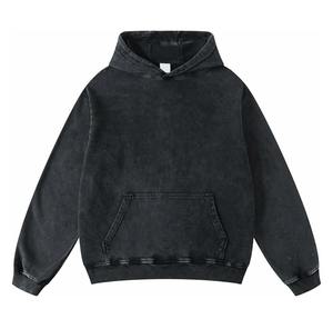 Breathable <b>Men</b> Streetwear Acid <b>Wash</b> Hoodie 100% Cotton Heavyweight Oversized Acid Washed Hoodie for <b>Men</b> - Product Image 2