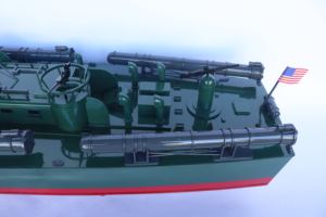 ผู้ผลิต Gia Nhien ออกแบบเองเรือจอบเรือลาดตระเวน PT-109 เรือโมเดลไม้ - โมเดลเรือไม้คุณภาพสูง - งานฝีมือ - Product Image 4