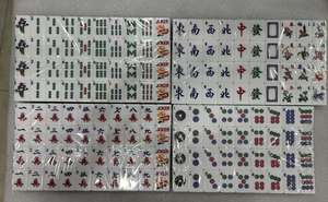 Azulejos de Mahjong americanos con purpurina personalizada, Mahjong americano de color Acrílico - Product Image 5