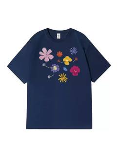 Custom Unisex <b>Flower</b> Print T-<b>Shirt</b> 100% Cotton Oversized Tee Casual Streetwear Graphic <b>Shirt</b> <b>for</b> <b>Men</b> Women OEM Wholesale - Product Image 6