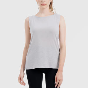 Débardeur d'été Gilet pour femmes Séchage rapide Fitness Chemises sans manches Tops Vente en gros Débardeur de gymnastique sans manches - Product Image 4