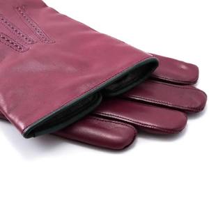 Los guantes de cuero de invierno para mujer más vendidos, cálidos y elegantes para uso diario, última moda de estilo liso - Product Image 2