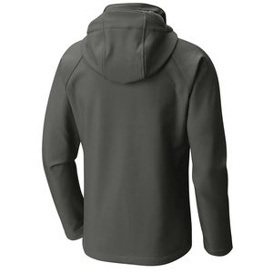 Chaqueta Softshell con capucha y a prueba de viento para exteriores, chaqueta Softshell con cremallera completa para hombre, chaquetas a prueba de agua a la venta, venta al por mayor, chaqueta Softshell para hombre - Product Image 2