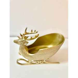 ที่เขี่ยบุหรี่โลหะรูปกวางเรนเดียร์สำหรับตกแต่งห้องนั่งเล่นงานหัตถกรรมสมัยใหม่ในอินเดีย - Product Image 1