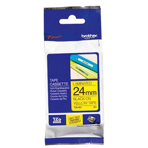 Cinta Adhesiva para Oficina Brother P-touch TZe-651, 24 mm x 8 m (Ancho x Largo), Cintas de Etiquetas Amarillas/Negras, Producto BROTHER - Product Image 3