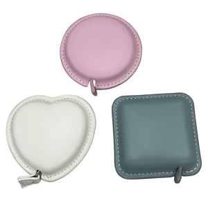Cinta métrica retráctil de cuero personalizada promocional Mini cinta métrica de cuero PU - Product Image 2