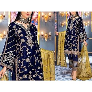 Robes pakistanaises brodées de style maxi longues pour femmes de qualité supérieure au meilleur prix et faible MOQ 2026 - Product Image 5