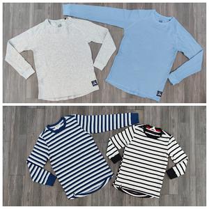 เสื้อผ้าบูติกเสื้อยืดคอกลมสำหรับเด็กผู้ชายทำจากผ้าฝ้าย100% มีวิธีการพิมพ์ที่แตกต่างกันขายเป็นจำนวนมาก - Product Image 1