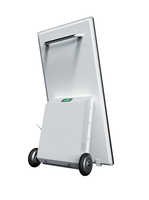 Écran LCD numérique Android 43 pouces intérieur/extérieur étanche IP55, luminosité 1500 nits, sur pied pour centre commercial